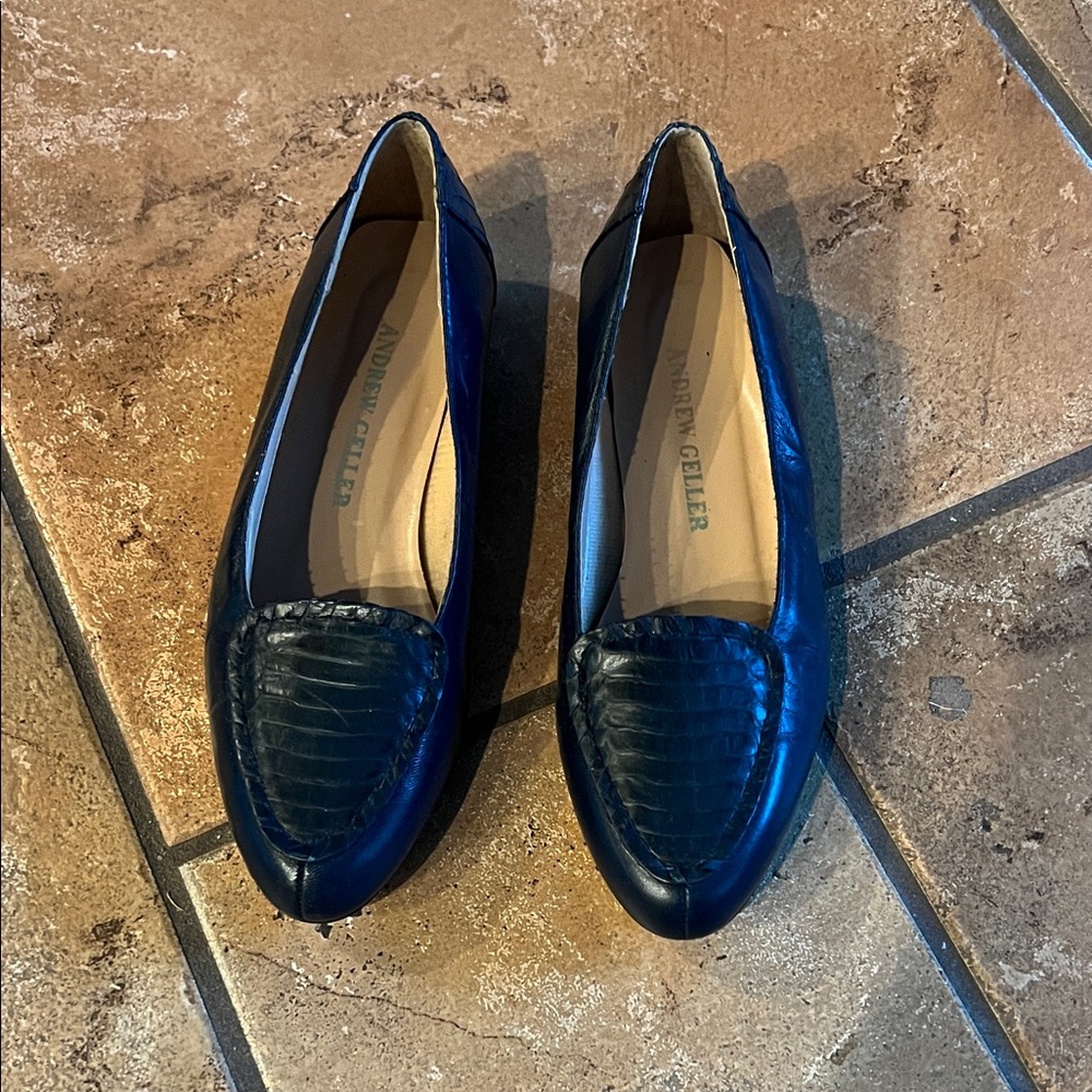 ANDREW GELLER SNAKE SKIN SHOES